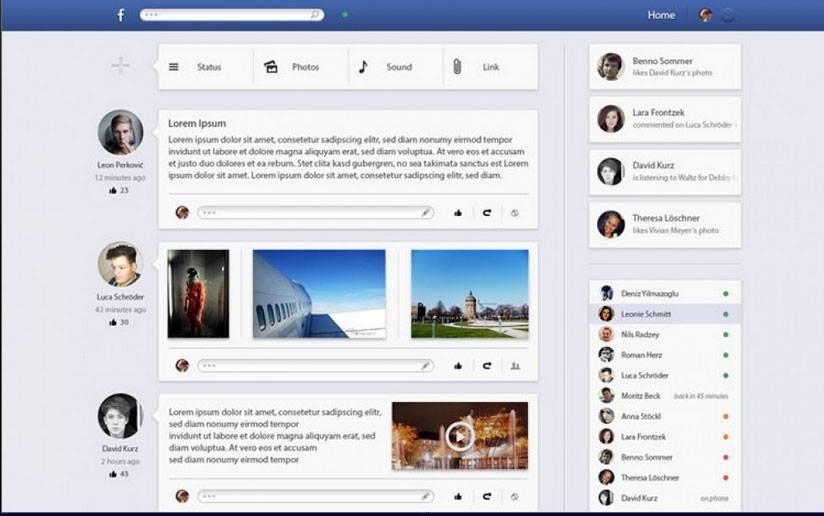 trasformazione variante facebook
