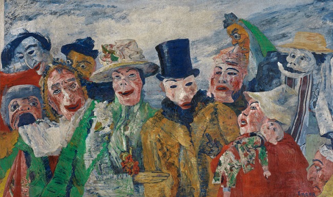 Ensor arte opere maschere