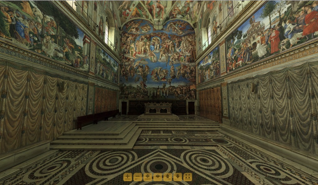 cappella sistina ricostruzione 3D